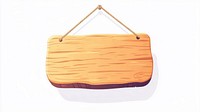 Hanging wooden sign illustration accessories accessory.