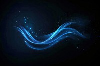 Transparent wave light element background waves blue.