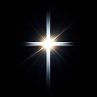 Cross light flare background symbol spiritual.