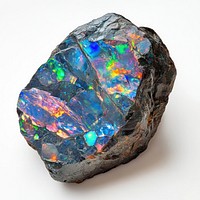 Raw Opal Rock opal iridescent gemstone.