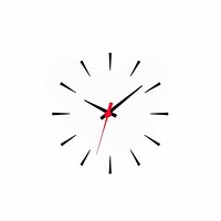 Clock icon clock illustration minimalist.