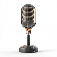 Vintage microphone icon broadcasting equipment classic.