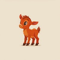 Illustration baby goat animal cartoon cute.