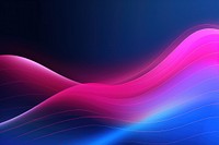 Neon technology background waves blue pink.