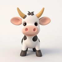 Baby cute cow illustration cartoon animal.