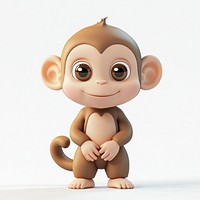 Baby Monkey illustration character cartoon.