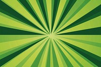 Green background with radial lines energetic graphics pattern.