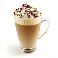 Hot coffee beverage drink cream.