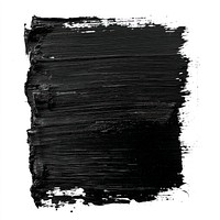 Black flat paint brush stroke art brushstroke expression.