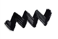 Marker brush zigzag black illustration.