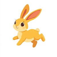 Rabbit jump illustration animal bunny.