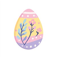 Easter egg illustration easter pastel.