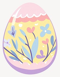 Easter egg easter pastel colors vector