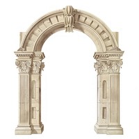 Wedding arch architecture historical decorative.