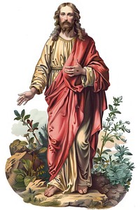 Illustration of Jesus jesus art representation.