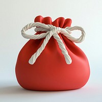 Red fortune bag white illustration decoration.