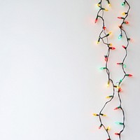 Light string colorful festive holiday.