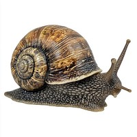 A snail animal invertebrate sculpture.