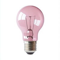 A pink light bulb modern innovation lightbulb.