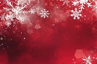 Red background with snowflakes festive pattern red.