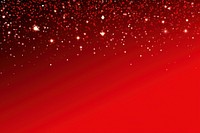 Glitter and glowing stars background red red background.