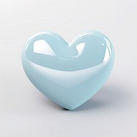 Heart minimalist glossy design.