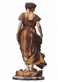 An Ancient greek aphrodite art sculpture clothing.