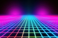 Retro neon grid futuristic.