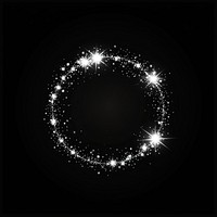 A vector glowing light effect illustration circle design.