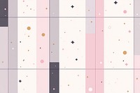 Grey and pink seamless plaid pattern minimalist geometric confetti.