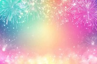 Colorful fireworks frame illustration background sky.