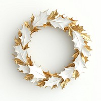 Holly Leaf Wreath wreath design modern.