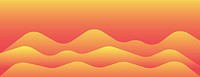 orange abstract wavy gradient background