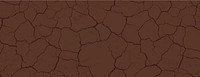 Brown cracked earth background, featuring a textured, earthy style. The brown background highlights a natural, rugged look. Dry cracked soil texture background. Brown background vector.