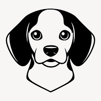 Cute beagle dog vector illustration vector