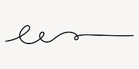 Minimalist continuous line art, hand drawn decoration