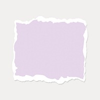 Torn paper purple texture illustration element