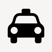 Minimal taxi design, UI icon