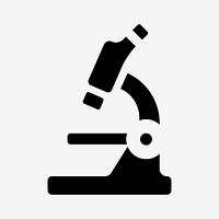 Microscope for scientific exploration, UI icon vector