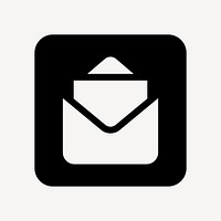 Minimalist envelope design, UI icon