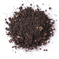 Soil with a died plant nutrient-rich gardening projects.