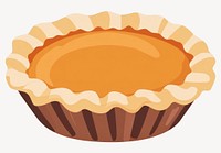 Pumpkin pie illustration dessert thanksgiving vector