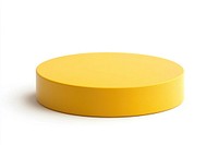 Circle podium yellow product presentation minimalist.