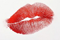 Kiss mark illustration cosmetics lipstick.