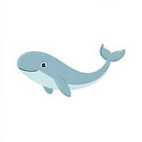 Blue whale illustration cartoon animal.