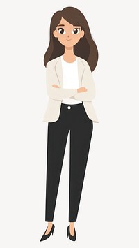 Business woman illustration character cartoon vector