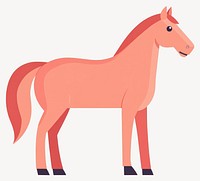 Horse illustration animal style vector