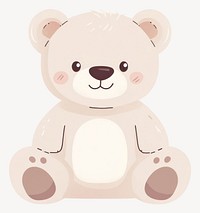 Teddy bear illustration children's outdoors vector