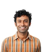 Indian man smiling portrait happy smile.