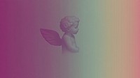 Background gradient angel cupid.